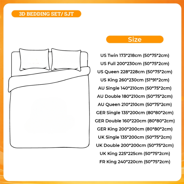 3D BEDDING SET - One Piece UK Shop