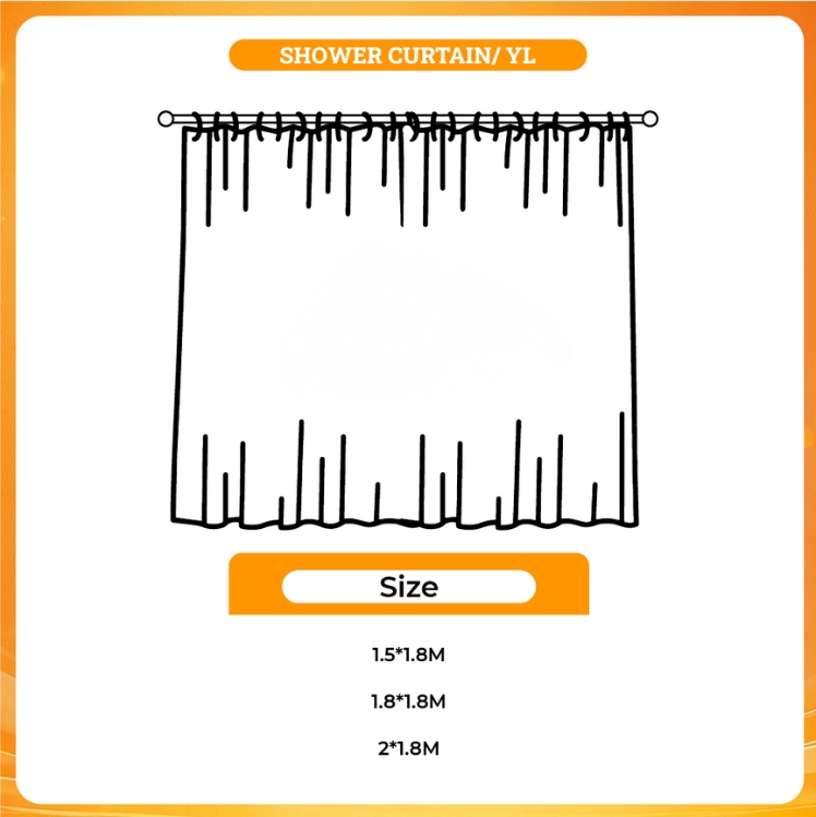 3D shower curtain - One Piece UK Shop